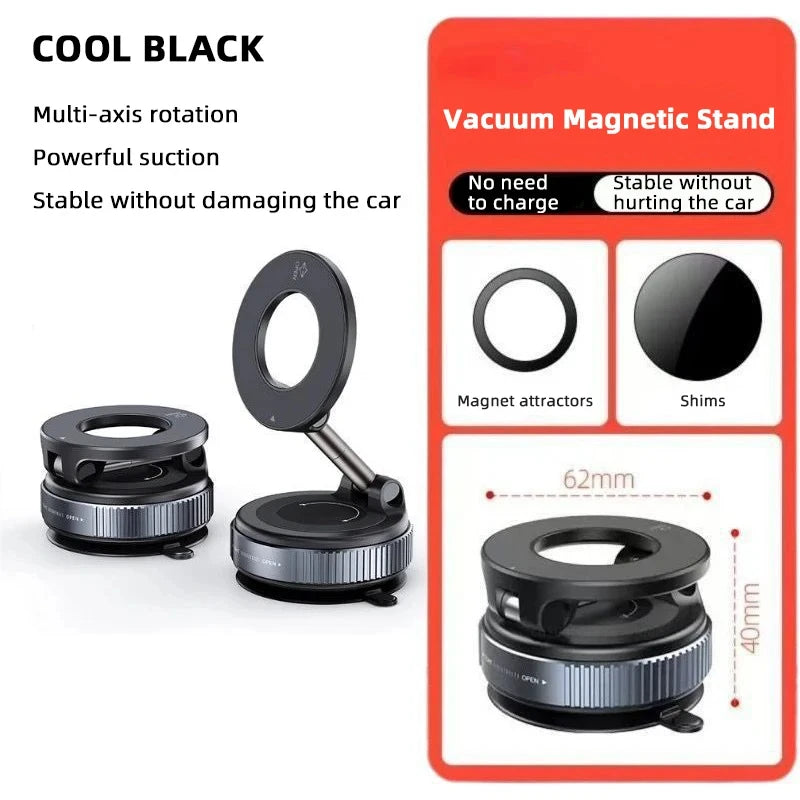 Magnetic Phone Holder|Three-axis Rotation For Free Adjustment|A Convenient Choice For Multiple Scenarios.