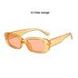 Women's Rectangle Retro Sunglasses Square Designer Small Sunglasses Women Female Sun Glasses Vintage Driving Shades UV400