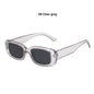 Women's Rectangle Retro Sunglasses Square Designer Small Sunglasses Women Female Sun Glasses Vintage Driving Shades UV400