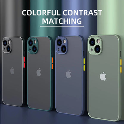 New ARMOR Shockproof Matte Case For iPhone 15 Pro Max 15 Plus