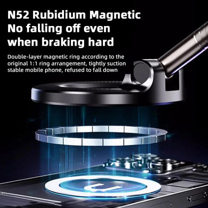 Magnetic Phone Holder｜Three-axis Rotation For Free Adjustment｜A Convenient Choice For Multiple Scenarios.