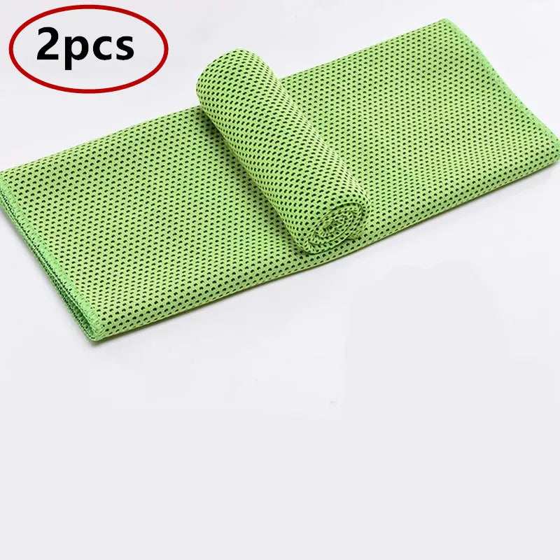 Quick Dry Gym Cooling Towels Foldable Outdoor Running Fitness Yoga Towels for Men / Women