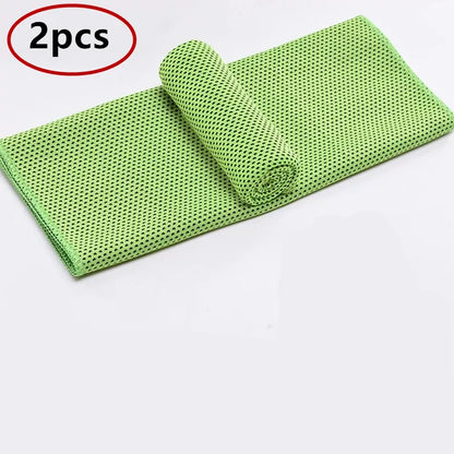 Quick Dry Gym Cooling Towels Foldable Outdoor Running Fitness Yoga Towels for Men / Women