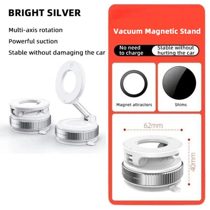 Magnetic Phone Holder｜Three-axis Rotation For Free Adjustment｜A Convenient Choice For Multiple Scenarios.