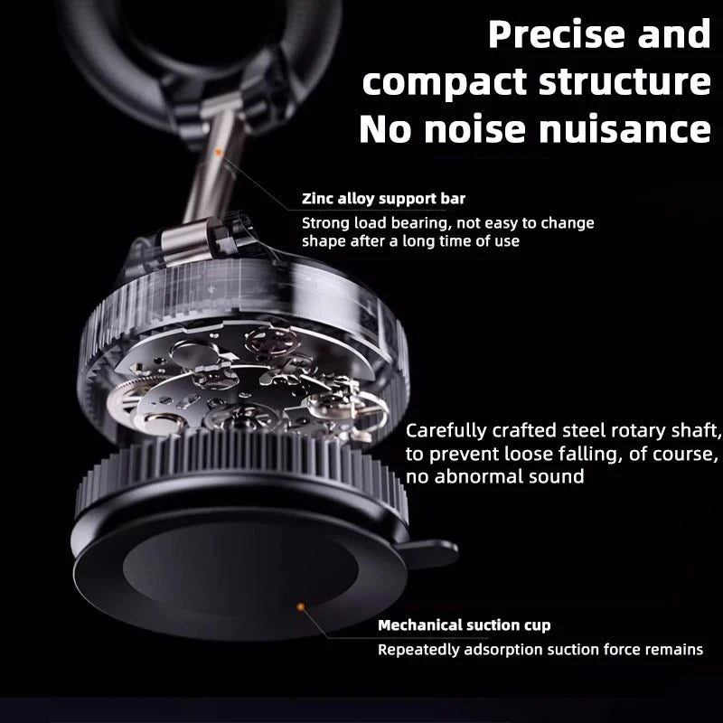 Magnetic Phone Holder｜Three-axis Rotation For Free Adjustment｜A Convenient Choice For Multiple Scenarios.