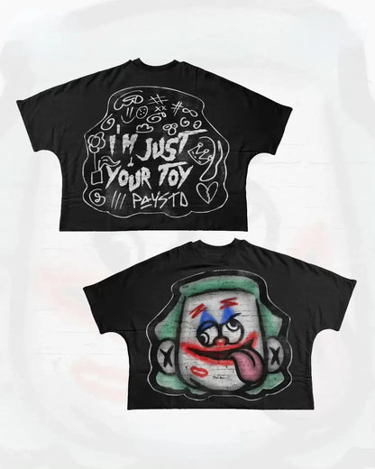 Y2k Top Oversized Printed Graphic T Shirts Hip Hop Punk Men and Women Short Sleeved Cotton Tops Harajuku Retro Goth Streetwear