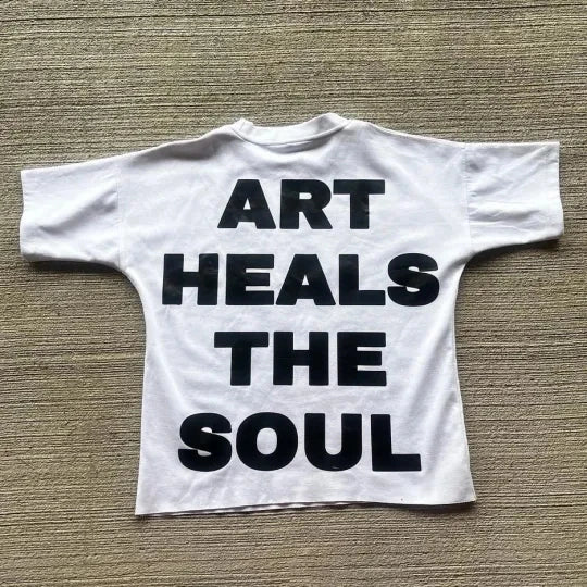 Y2K Vintage Clothing Retro Classic Graphic Printed Loose Short Sleeve Harajuku Gothic Casual Oversized Cotton T Shirt Men Women