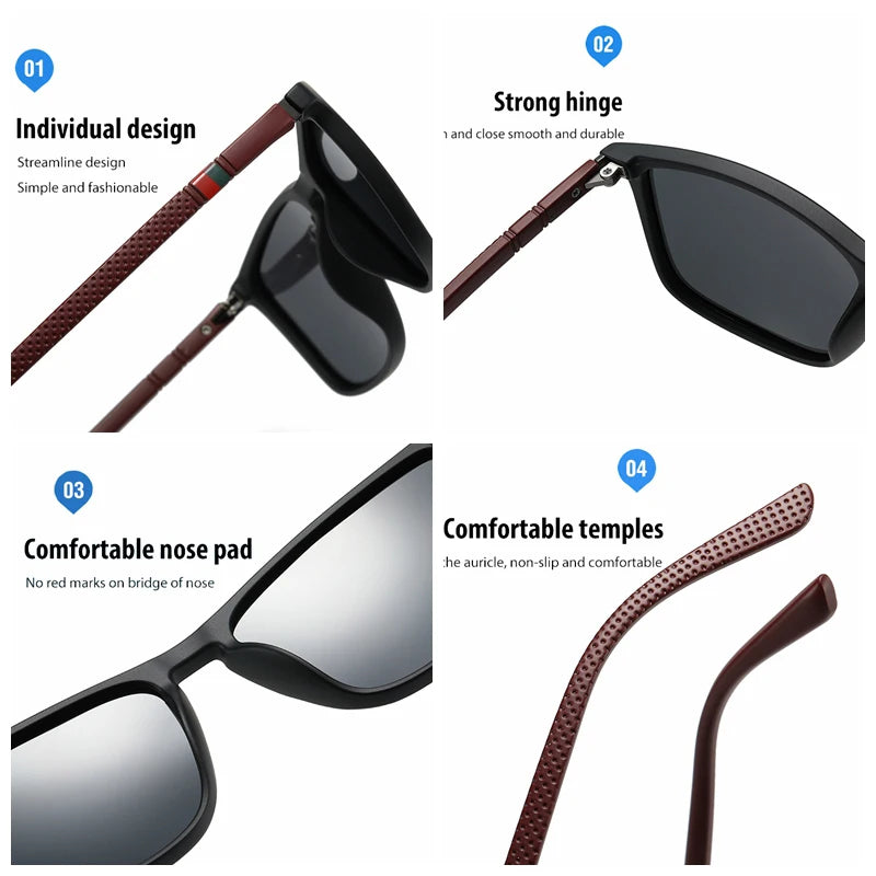 2022 TR90 Polarized Sunglasses For Women -  Men UV400 Protection Brand Driving Sun Glasses