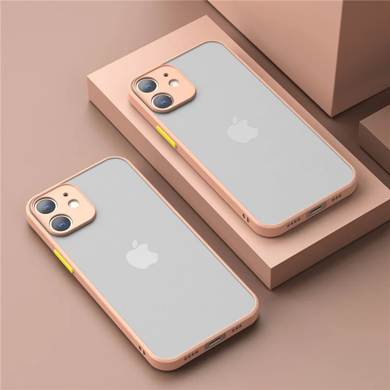 New ARMOR Shockproof Matte Case For iPhone 15 Pro Max 15 Plus