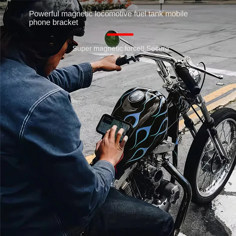 Gym Magnetic Phone Holder Magnet Base Phone Mount for Gym Equipment Tractor Refrigerator Forklift or Any Compatible Smartphones