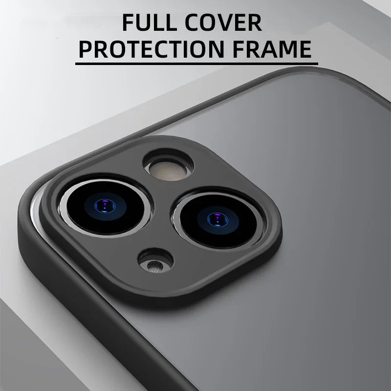 New ARMOR Shockproof Matte Case For iPhone 15 Pro Max 15 Plus