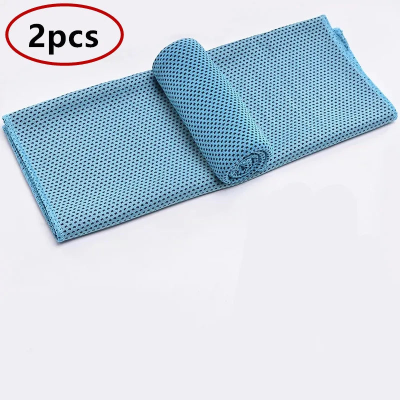 Quick Dry Gym Cooling Towels Foldable Outdoor Running Fitness Yoga Towels for Men / Women